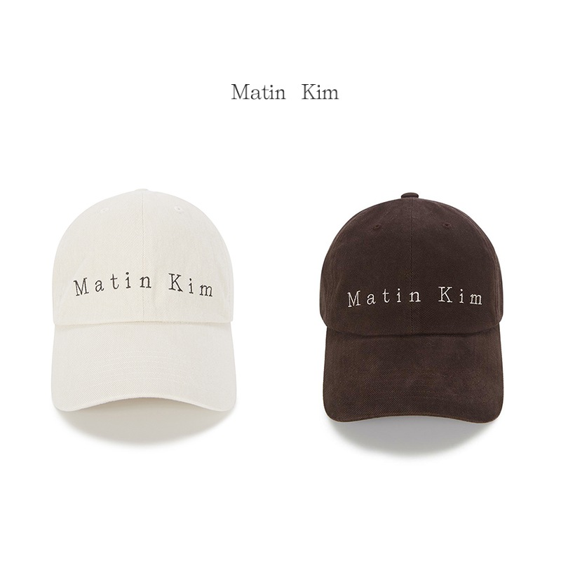 Matin KimMATIN COTTON WASHED BALL CAP/[韓国アイドル人気］