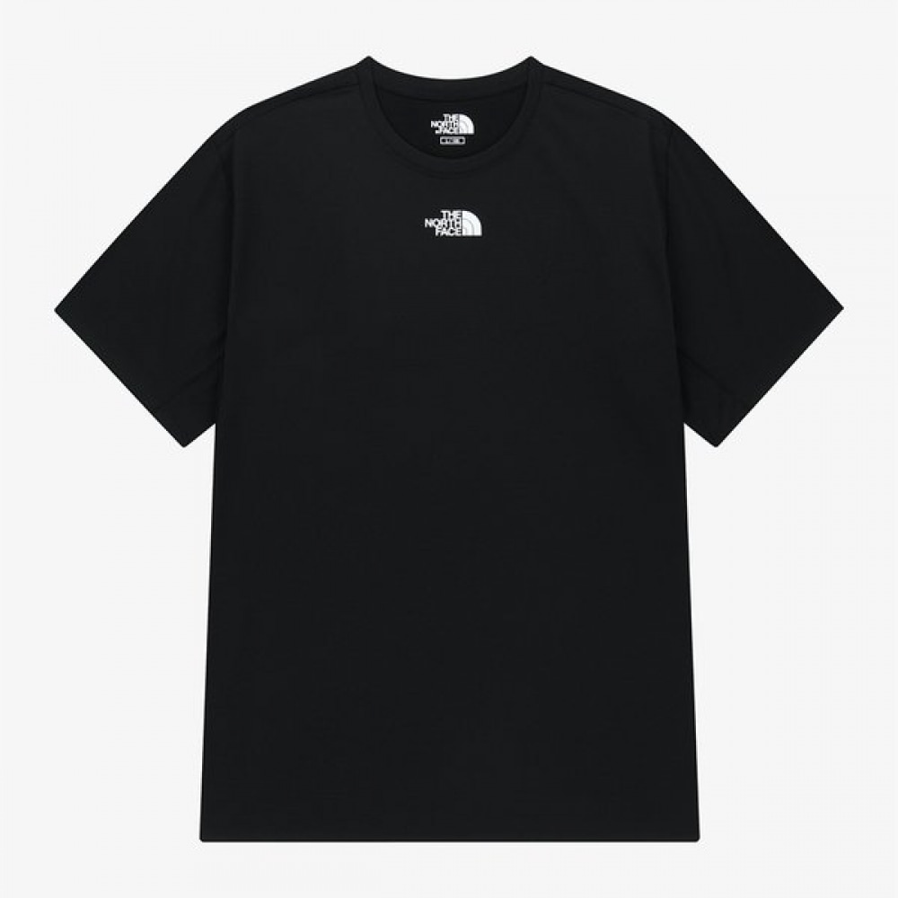 ノースフェイス ホワイトレーベル スポーツワッフル半袖ラウンドT BLACK NT7UR16J