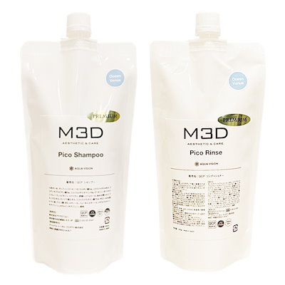 2個セット M3Dオーシャンビーナス ピコシャンプー＆リンス 500ml