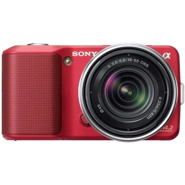 【中古】ソニー SONY α NEX-3 ズームレンズキット レッド NEX-3K/R SDカード付き 60,800円