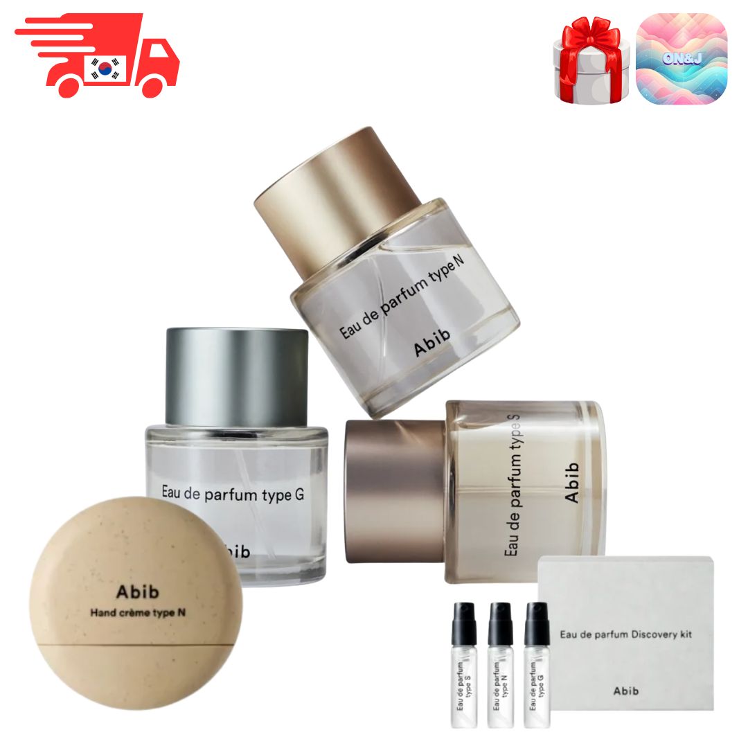 [Abib]オードパルファム 香水 50ml+ハンドクリーム（3種から1つ選択)