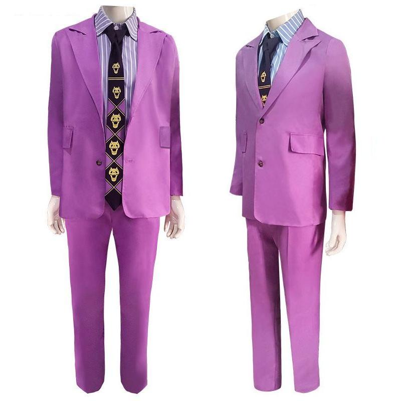 工場直販 一部分3日出荷ジョジョ（JOJO）奇妙な冒険 吉良吉影 きらよしかげ コスチューム コスプレ衣装 4点セット サイズ SXXL 6,405円