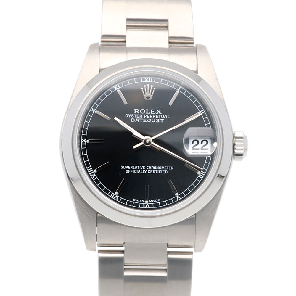 ロレックス デイトジャスト オイスターパーペチュアル 腕時計 ステンレススチール 78240 自動巻き 1年保証 ROLEX 中古 美品
