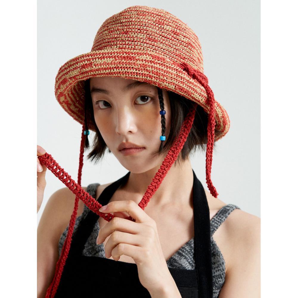 MISU A BARBE HORIZONTAL STRAW (2COLOR)