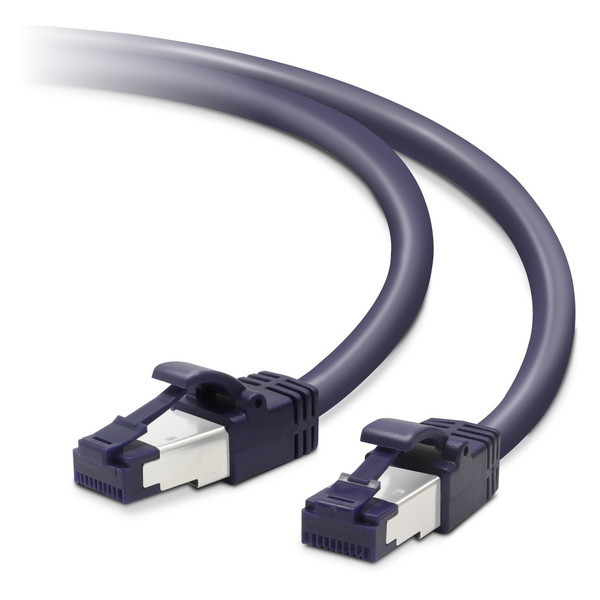 LD-OCTT/BM50 LANケーブル CAT8 爪折れ防止 5m ブルーメタリック メーカー直送