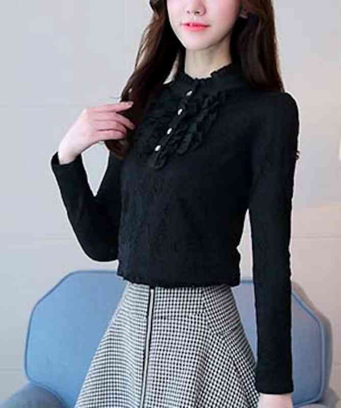 ブラウス レディース シフォン カジュアル ボウタイ オフィス スーツ 厚手 春 事務服 レース 長袖 黒 フリル ノーアイロン きれいめ フォーマル 高品質 おしゃれ 秋 50代 シャツ 安い ワン