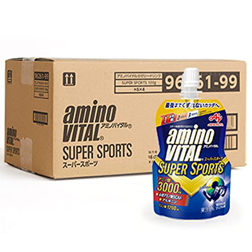 ケース販売 味の素 アミノバイタル ゼリー ドリンク SUPERSPORTS 100g24ケース販売個 ゼリー 栄養ゼリー BCAA 5,212円