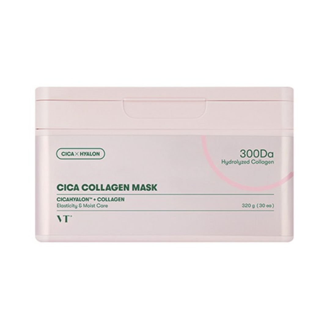 【1日1枚 簡単コラーゲンケア 高密着/弾力/しわ防止】30枚シカ コラーゲンマスク