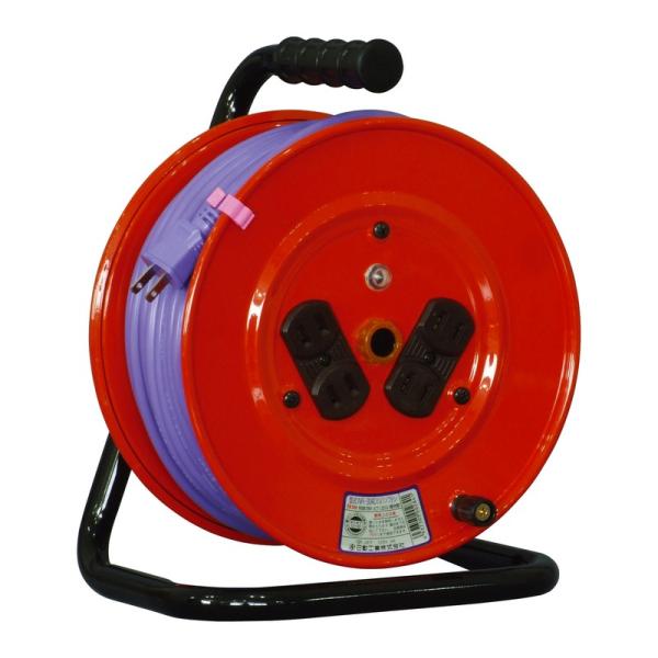 日動 電工ドラム 15A×30m NR－304Dソフトン 電動工具 電工ドラム コード 電工ドラム ３０Ｍ