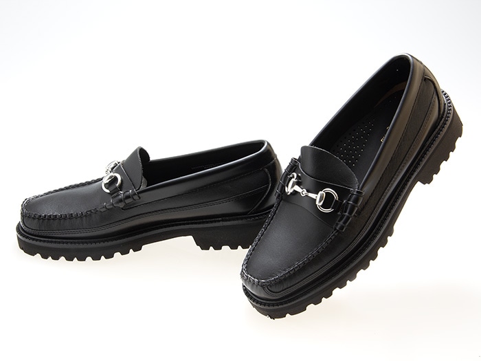 LINCOLN　CANOE リンカーン カヌー ホースビットローファー 黒 BA11536-000