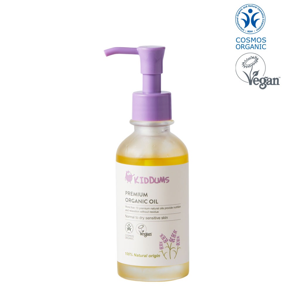 KIDDUMS Premium Organic Oil 110ml / [キダムス] プレミアムオーガニックオイル 110ml