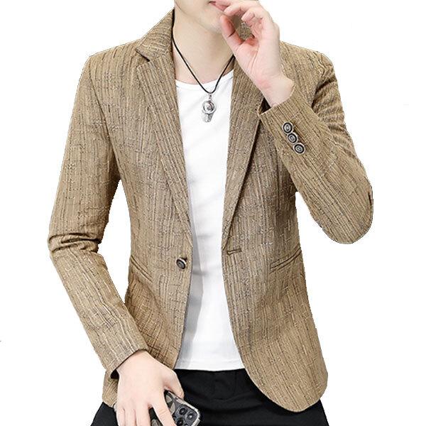 テーラードジャケット シングルジャケット メンズ アウター ブレザージャケット カジュアルスーツ スリム おしゃれ スタイリッシュ 6,316円