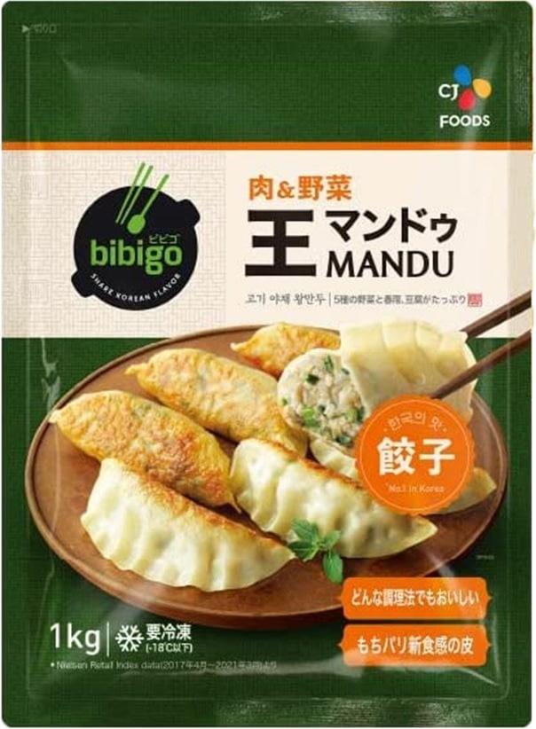 王マンドゥ （肉野菜） 1kg 12袋セット 韓国 餃子 冷凍 冷凍食品　王餃子