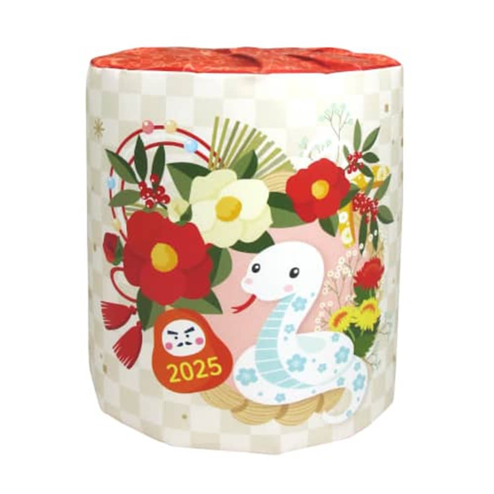 林製紙 干支トイレットペーパー ダブル27.5m 個包装 100個