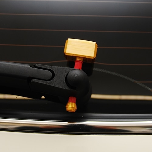 黄金ハンマー スタードーム 3D 背面 ワイパーカバー ミニクーパー アクセサリー