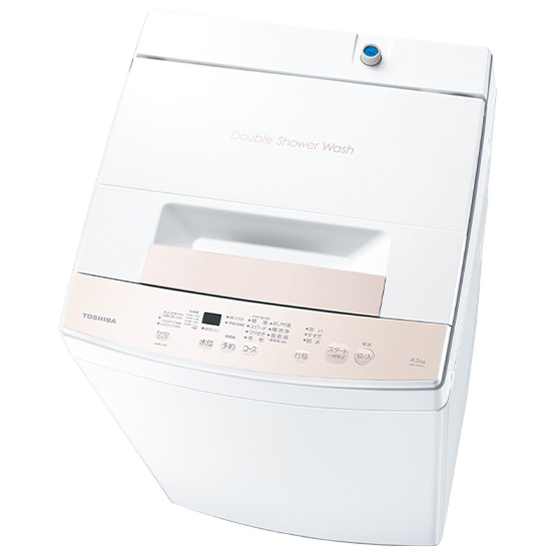 東芝 TOSHIBA 全自動洗濯機 ピュアホワイト AW-45GA4 4.5kg