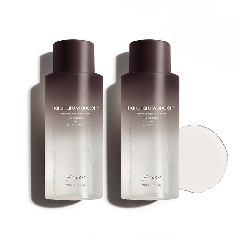 ハルハルワンダーブラックライスヒアルロニック無香トナー300ml×2