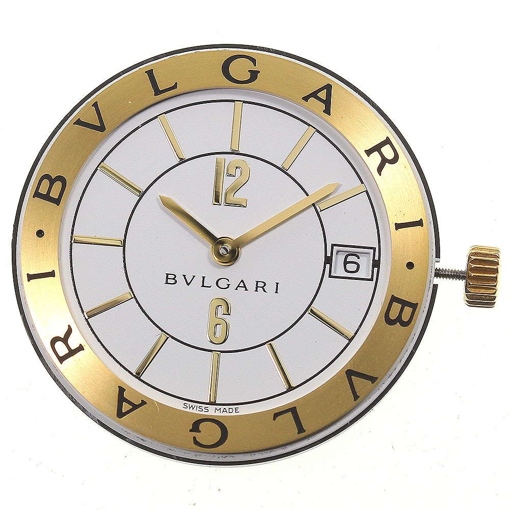 【人気No.1】 デイト ソロテンポ 【BVLGARI】ブルガリ ブルガリ良品 クォーツ ムーブメント_M2【中古】 メンズ その他 ブランド腕時計