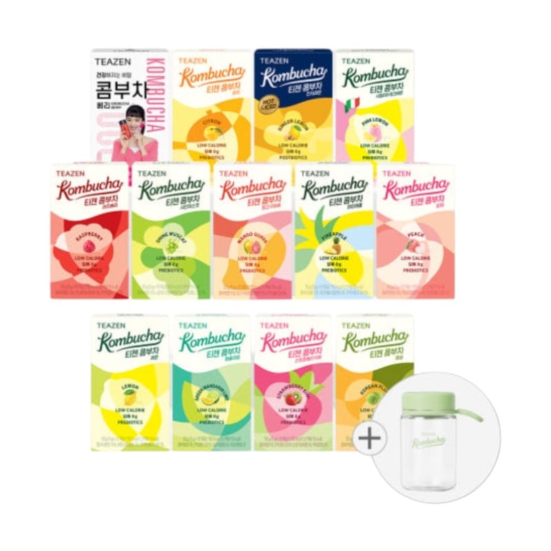 コンブチャ 10スティックX13箱(130スティック) + エコボトル 発酵 ダイエット 腸活 低カロリー 糖類ゼロ