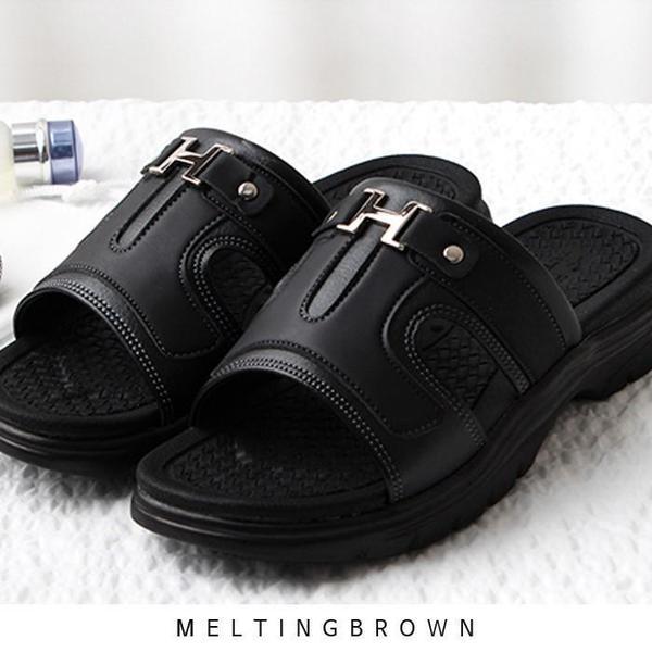 革スリッパ 男性オフィススリッパ メンズ高級スリッパ MX20