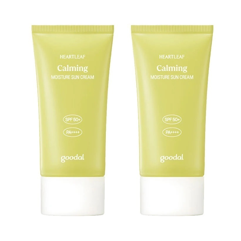 SPF 50+ PA++++ クリアードクダミ鎮静水分サンクリーム(リニューアル) 50ml + 50ml [2個セット]