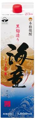 【送料無料】濱田酒造 傳藏院蔵 芋焼酎 海童 黒麹 25度 パック 1800ml1.8L12本【北海道沖縄県東北四国九州地方は必ず送料が掛かります】 12,816円