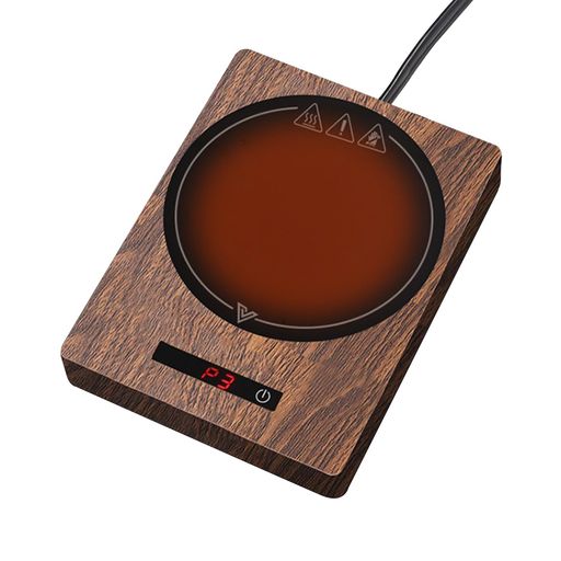 「1-12時間タイマー&8時間オートオフ」 MACOLAUDER コーヒー保温コースター 5段階温度調整(最大100C)C カップウォーマー ドリンクウォーマー 水/お茶/牛乳など飲み物 卓上 保温器