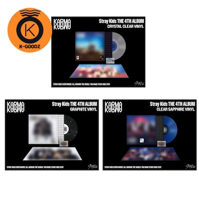 StrayKids KARMA LP盤 GRAPHITE VINYL Stray Kids KARMA GRAPHITE VINYL Stray Kids Shop Exclusive
