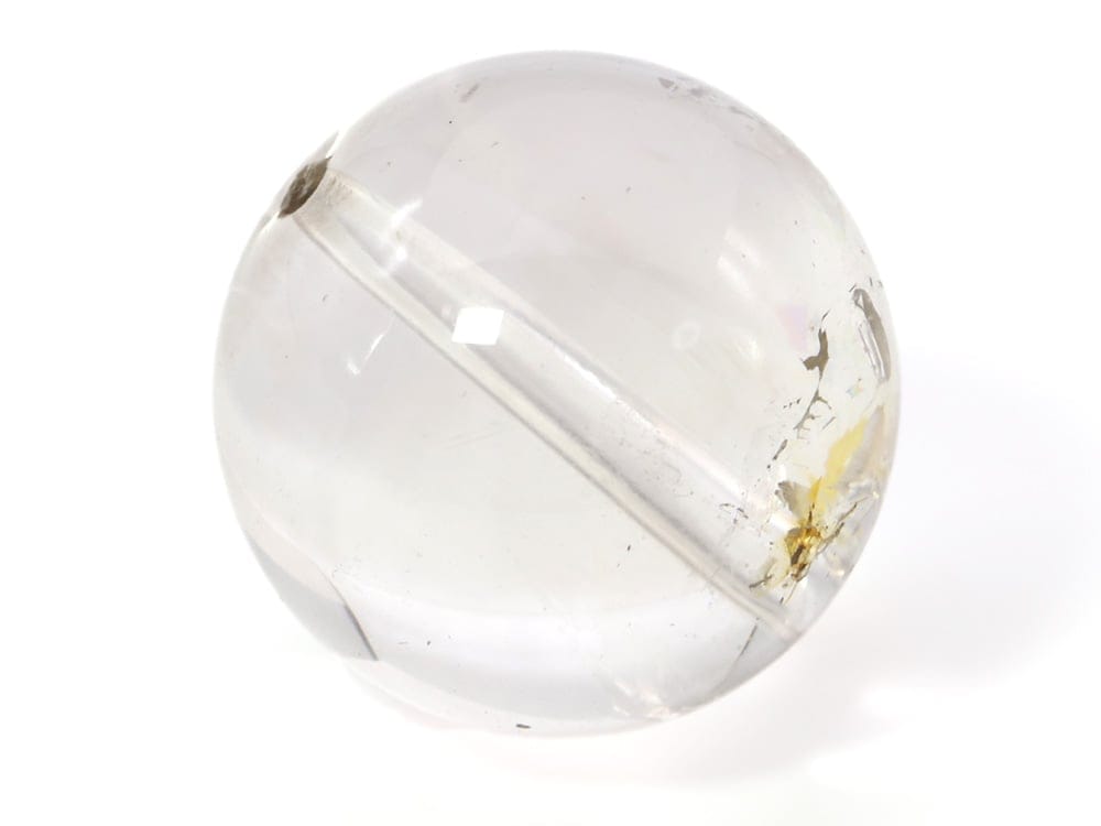 「1点もの 現品」 ヒマラヤ水晶 ブラックエレスチャル 15.7mm パワーストーン バラ売り 天然石 パワーストーン ばら売り ビーズ 穴あき 1玉売り アクセサリー パーツ zz000168-n