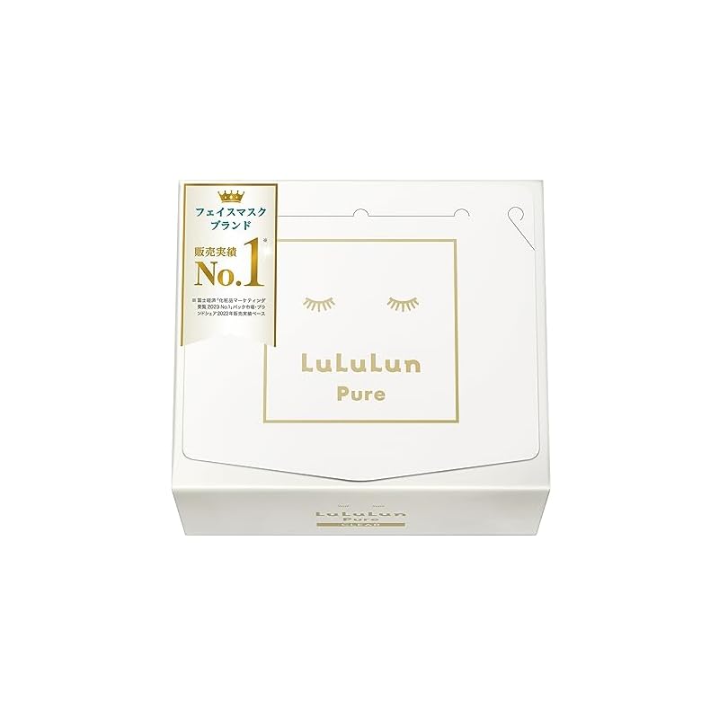 LULULUN(ルルルン) ルルルンピュア 32枚入り フェイスマスク ハイドレーティング (透明感の白マスク)