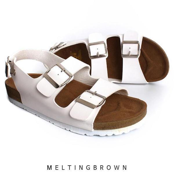 メンズサンダルメンズサンダルメンズ身長アップサンダルレザーサンダル SK23