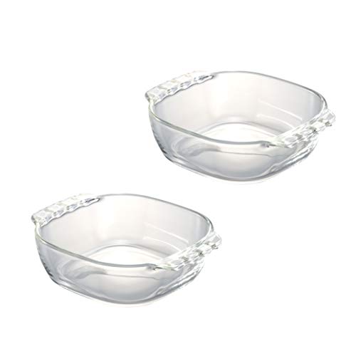 HARIO(ハリオ) 耐熱グラタン皿 2枚セット 満水容量400ml HGZ-2012