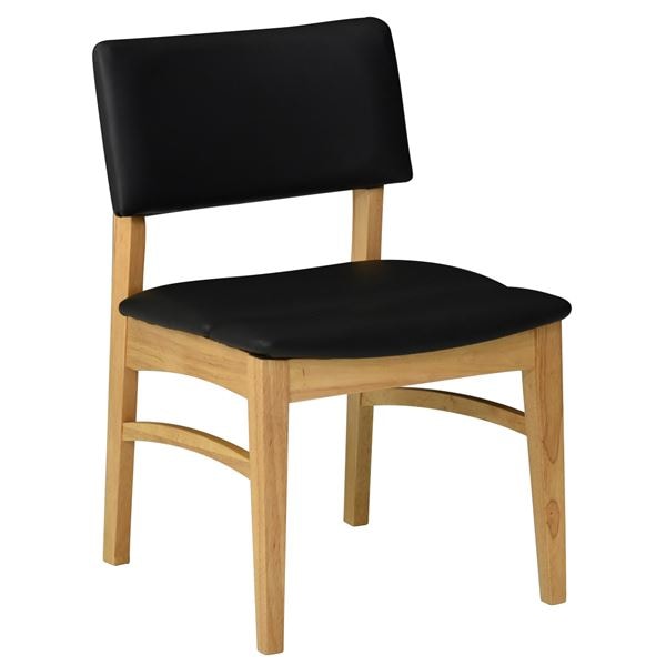 (2脚セット) ダイニングチェア 約幅49×奥行53×高さ75cm ナチュラル 木製フレーム ブライト リビング ダイニング