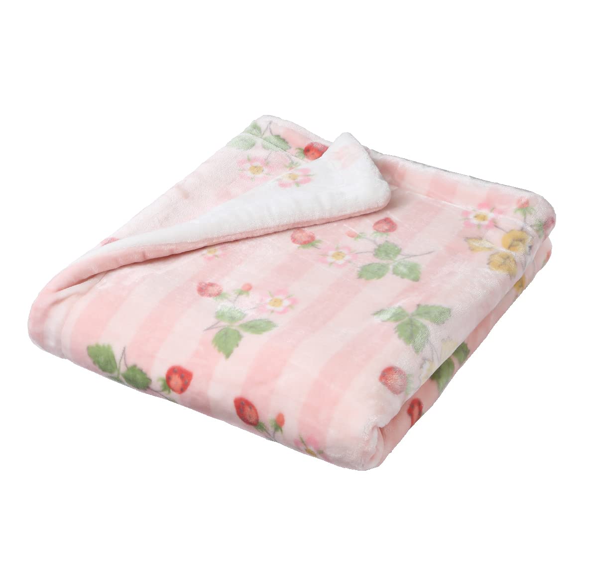【全国送料無料】 nishikawa【西川】 毛布 ハーフケット ひざ掛け 140X100cm 洗える ウェッジウッド ワイルドストロベリー 2枚合わせ 冬 リバーシブル ピンク FQ72505032 5,222円