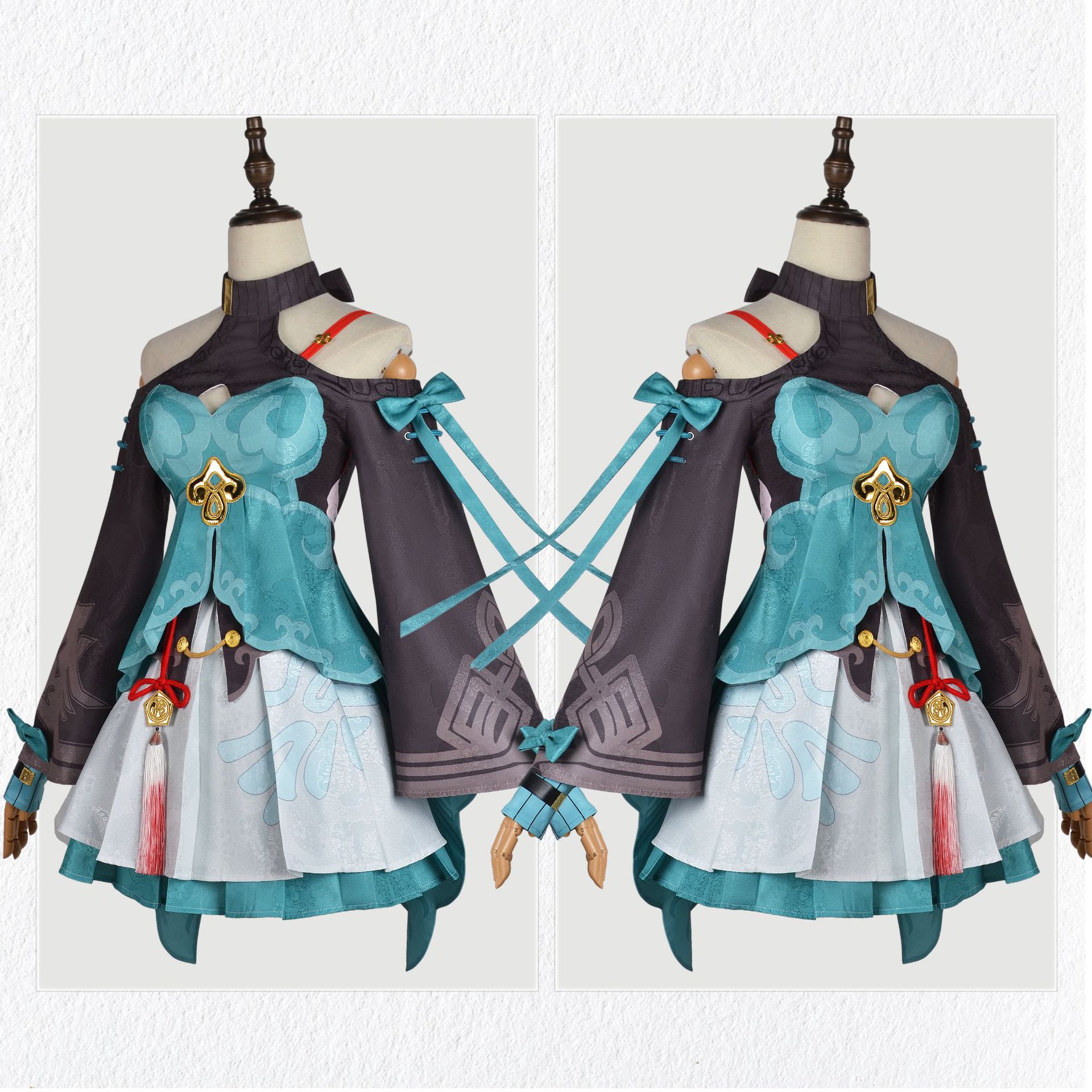 崩壊星穹鉄道青雀cos服アニメゲーム二次元女装セット素裳コスプレ服