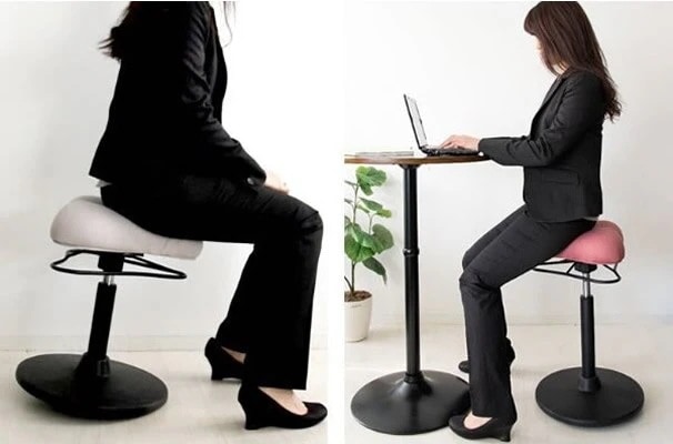 バランスチェア 体幹 腹筋 姿勢矯正 集中力アップ ゆらゆら揺れてトレーニング スツール 丸椅子 椅子 おしゃれ いす イス チェア