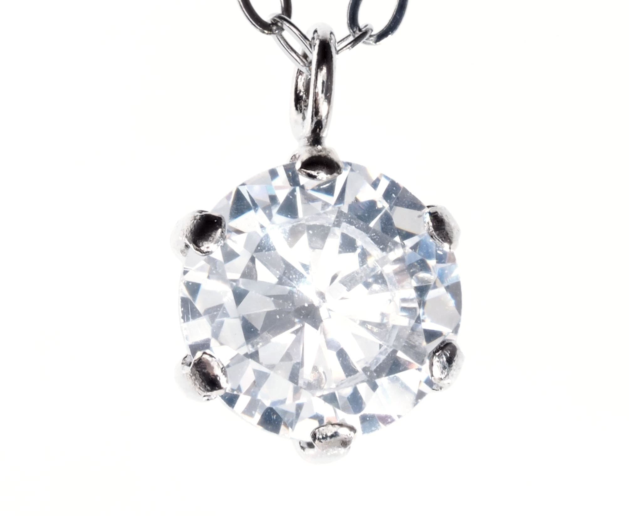 プラチナ 900 一粒 ダイヤモンド ネックレス 大粒 0.5ct pt900