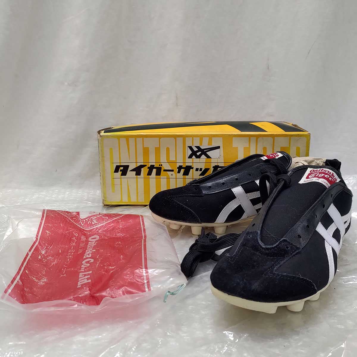 【中古】[訳あり] オニツカタイガー Onitsuka Tiger サッカースパイク ボンバー45 布製 サイズ24.0cm ビンテージ デッドストック ユニセックス 5,600円