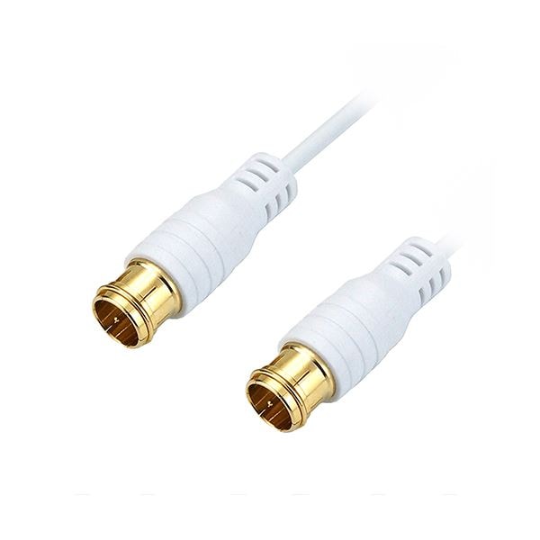 [5セット] ホーリック 極細アンテナケーブル 1m ホワイト 差込式-差込式 AC10-797WWX5 5,124円