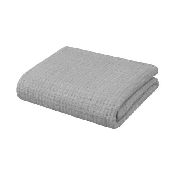 8重ガーゼタオルケット140x190cm グレー