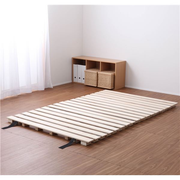 桐すのこ ロールタイプ (シングル) 高さ5cm 通気性が良い 布団対応 マットレス対応 桐製 すのこベッド