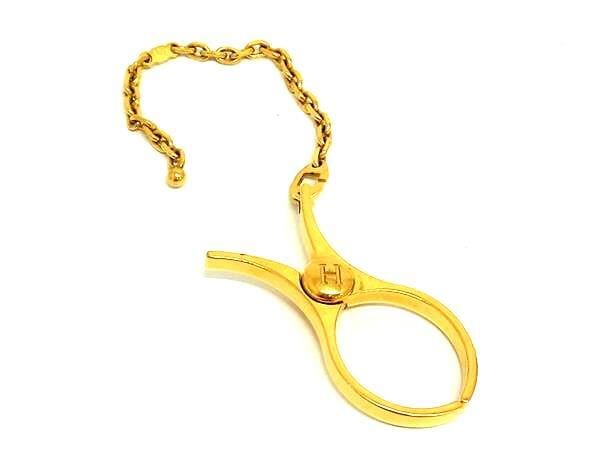 エルメス グローブホルダー フィルー メタル - ゴールド レディース メンズ 手袋収納 ブランド 高級【本物保証】