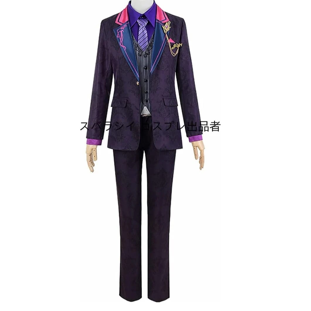 バーチャルYouTuber Vtuber にじさんじ不破湊スーツ コスプレ衣装 風 お盆プレゼント