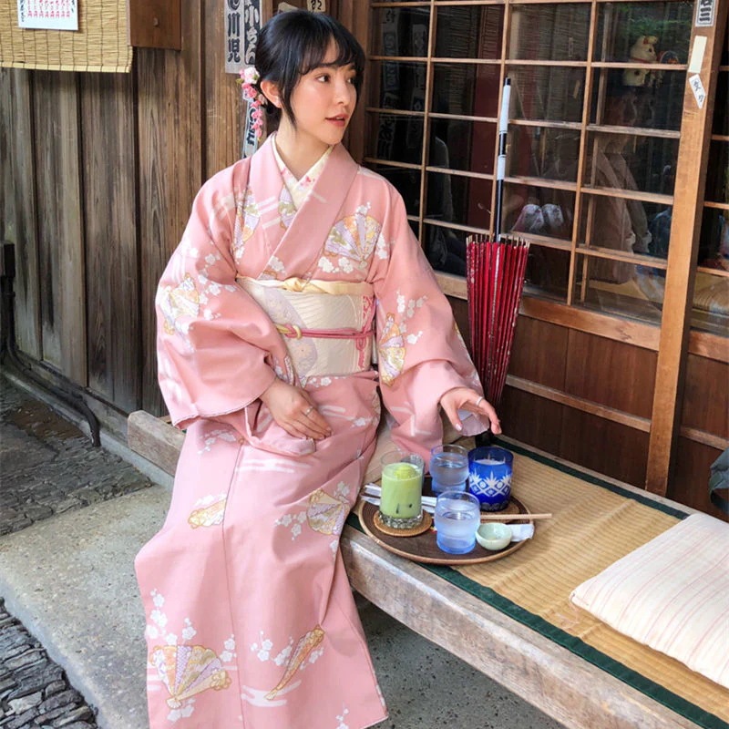 コスプレ浴衣 ゆかた レディース女性用 浴衣セット浴衣＋帯レトロモダン花火大会夏祭り盆踊りコスチューム髪飾り