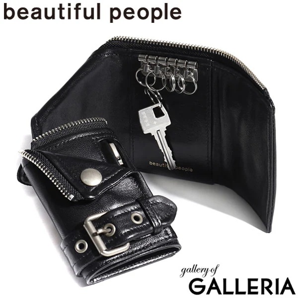 キーケース スマートキー 本革 カード 小銭入れ ライダースキーケース 511904