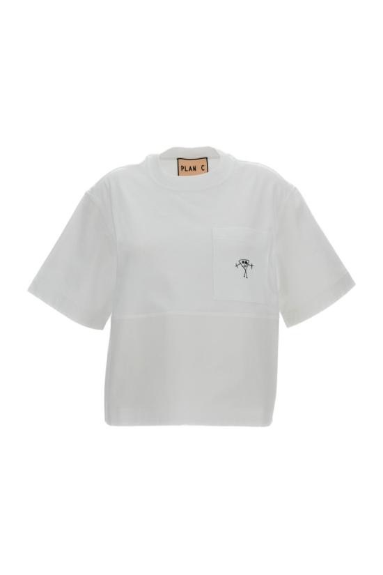 PLAN C Women Tops THCJH01SJ0TJ00200W01 White