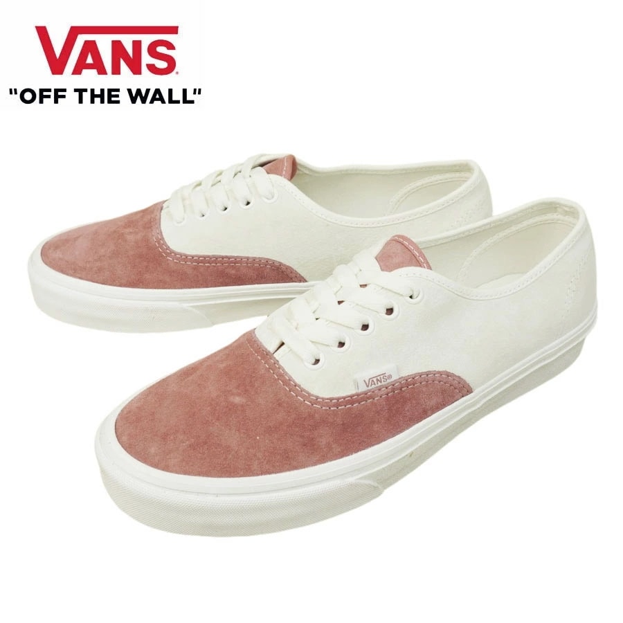 VANS スニーカーVANS ヴァンズ バンズAUTHENTIC オーセンティックPIG SUEDE WITH RED ROSE ピッグ スエード ウィズ レッドローズ