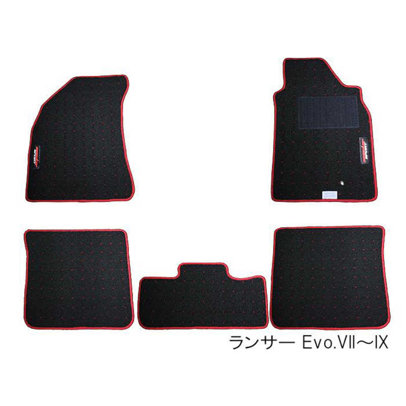 MONSTERSPORT　フロアマット ランサーEvo7～9/ランサーエボリューション7-9MR［CT9A］用 EVO7 EVO8 EVO　3MSQ10