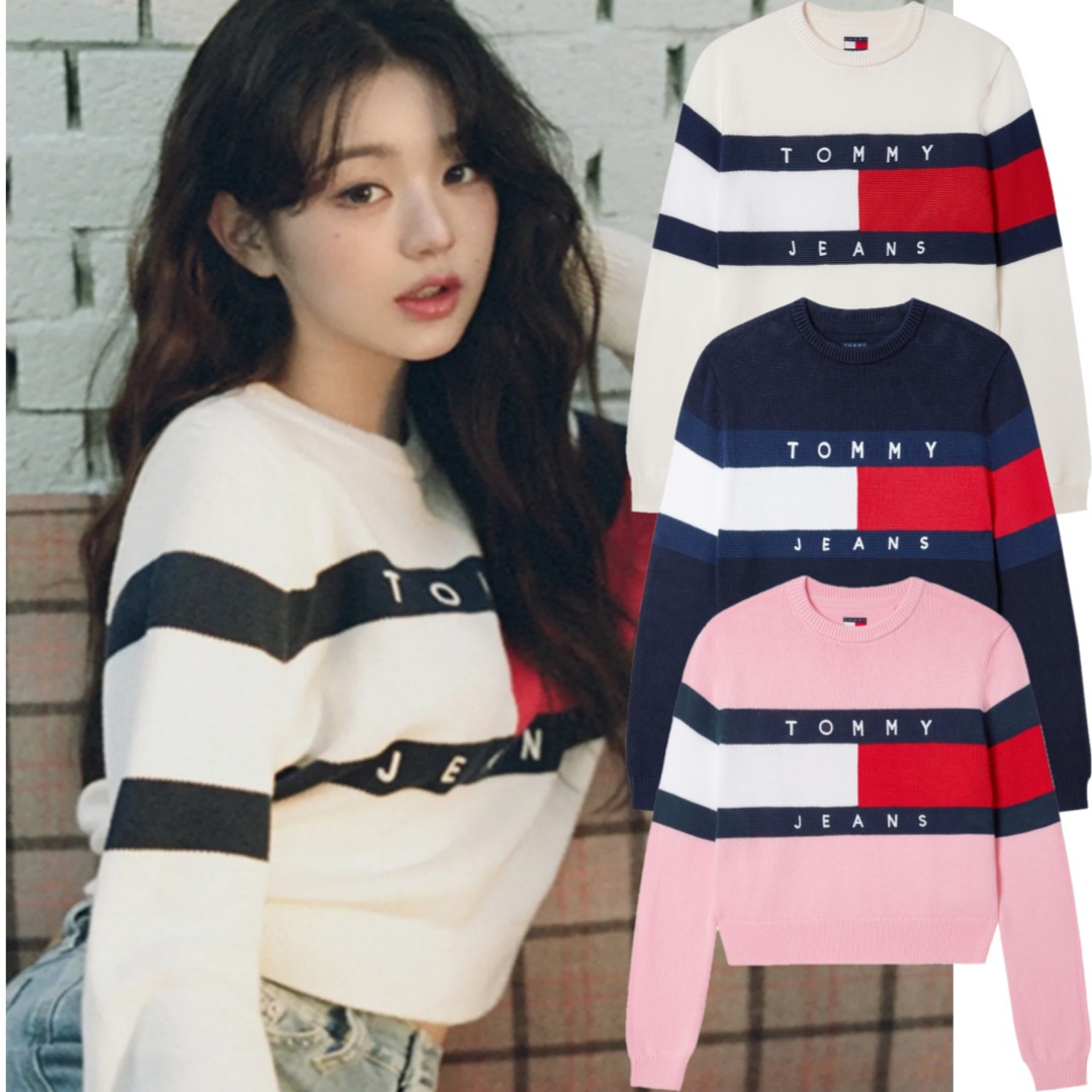 IVE チャンウォンヨン着用/センター·フラッグ·セーター