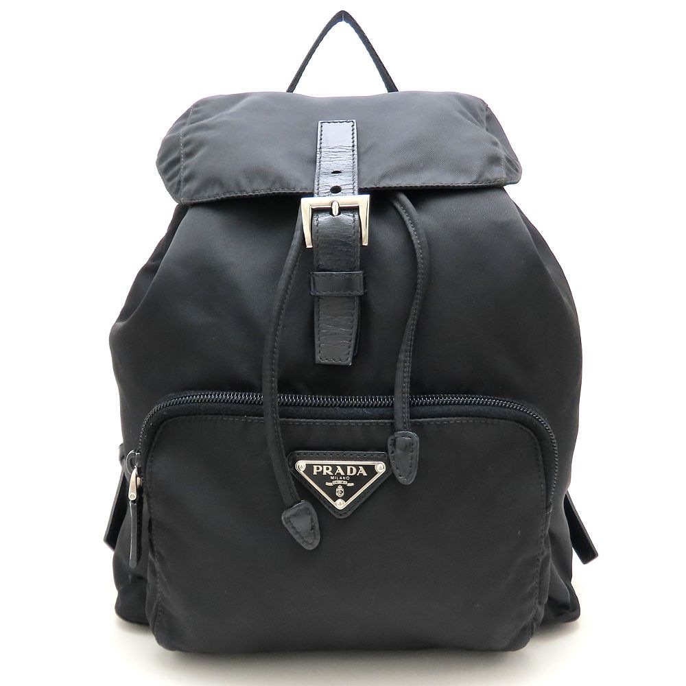 リュックサック BZ4650 バックパック ナイロン NERO ブラック レディース/353090【中古】
